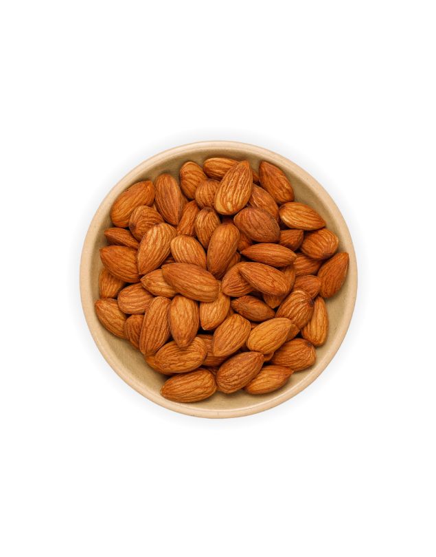 Roasted Unsalted Almond Nuts – 500g (Extra No.1 Size 27+/–)