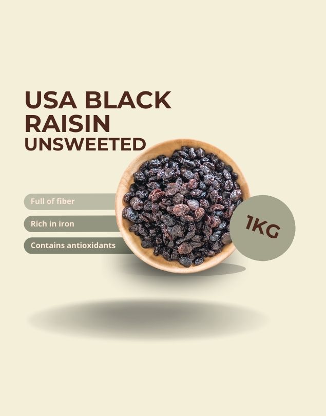 1kg USA Black Raisin Unsweeted