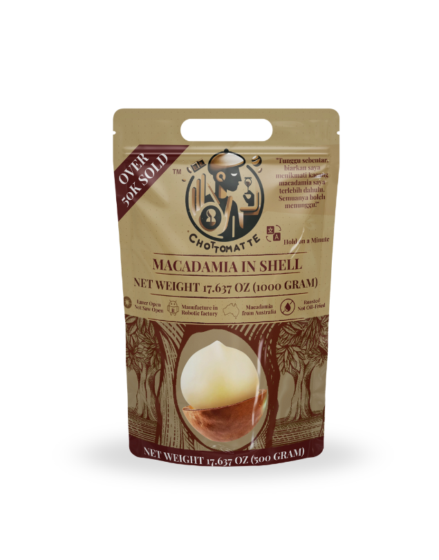 Premium Australian Macadamia Nuts with Shell – 1kg (500g x 2)