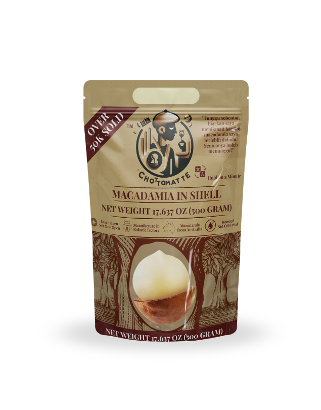 Australian Buttermilk Macadamia Nuts with Shell – 500g