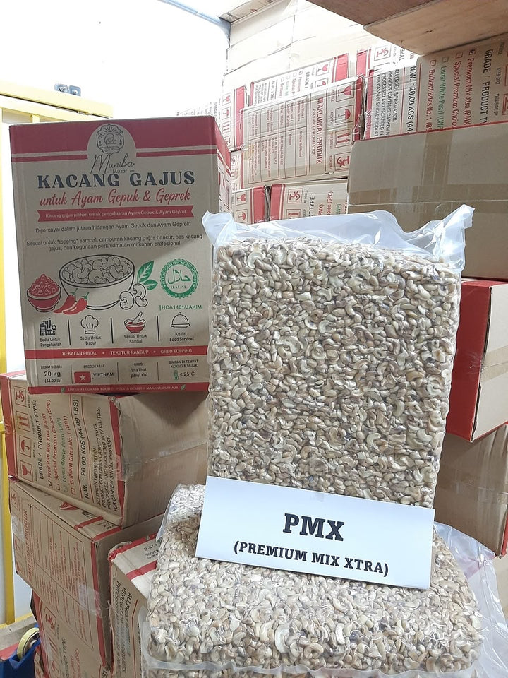 KACANG GAJUS UNTUK AYAM GEPUK & AYAM GEPREK 20KG/box