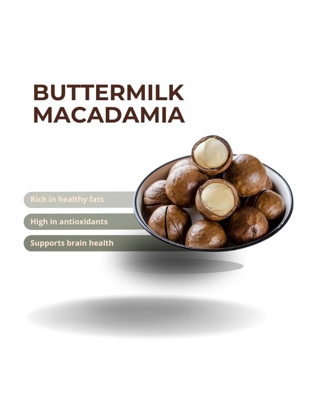 Australian Buttermilk Macadamia Nuts with Shell – 500g